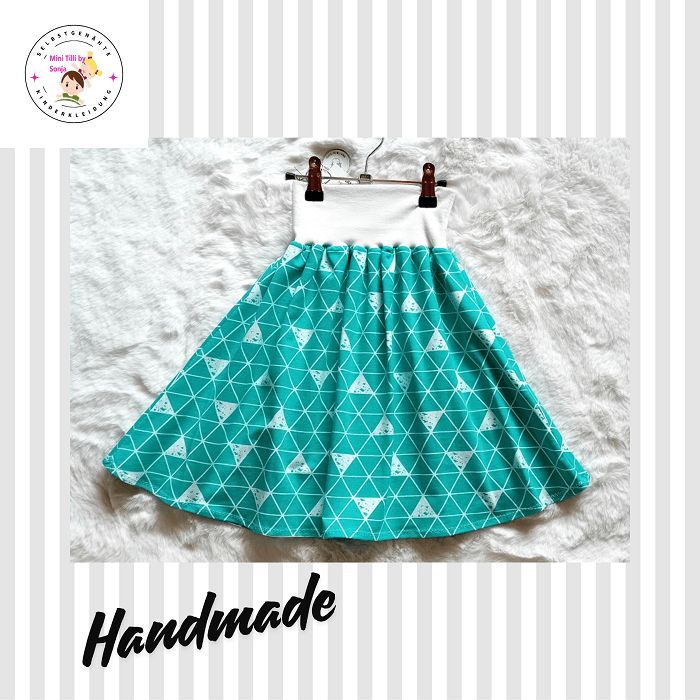 Kinderrock Tellerrock DREIECKE in Gr. 134/140