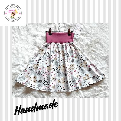 Kinderrock Tellerrock HERBSTBLUMEN  in Gr. 134/140