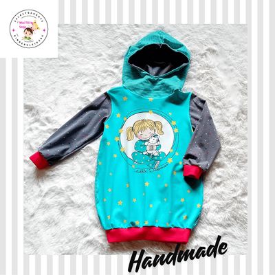 Ballonkleid Kinder HAB DICH LIEB in Gr. 86/92