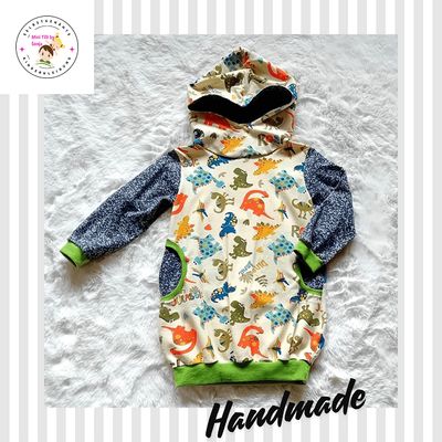 Ballonkleid Kinder DINOS in Gr. 86/92