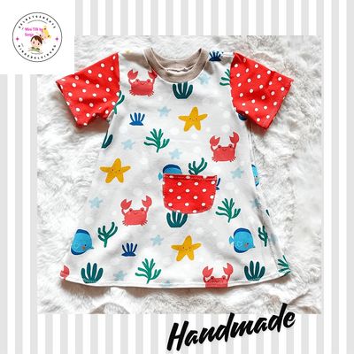 Kinderkleid Sommerkleid STRAND in Gr. 86