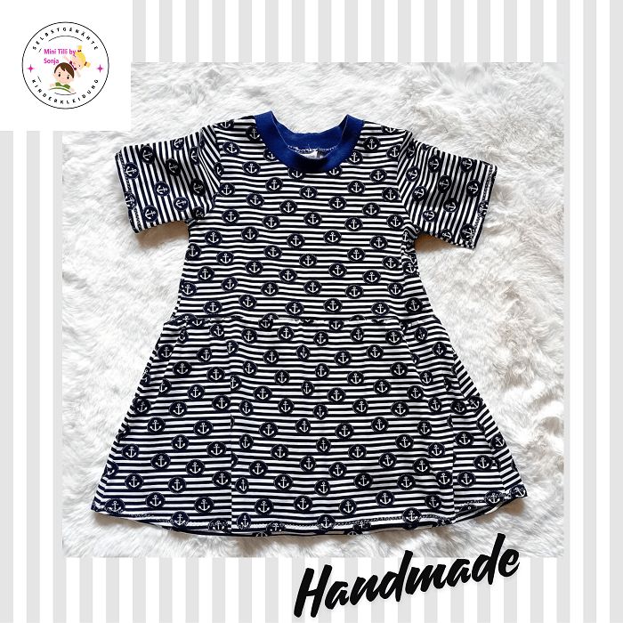 Kinderkleid Sommerkleid MARITIM in Gr. 98