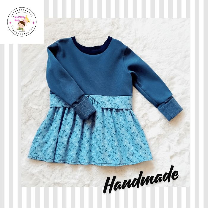 Girly Sweater  BLUMENRANKEN in Gr. 104