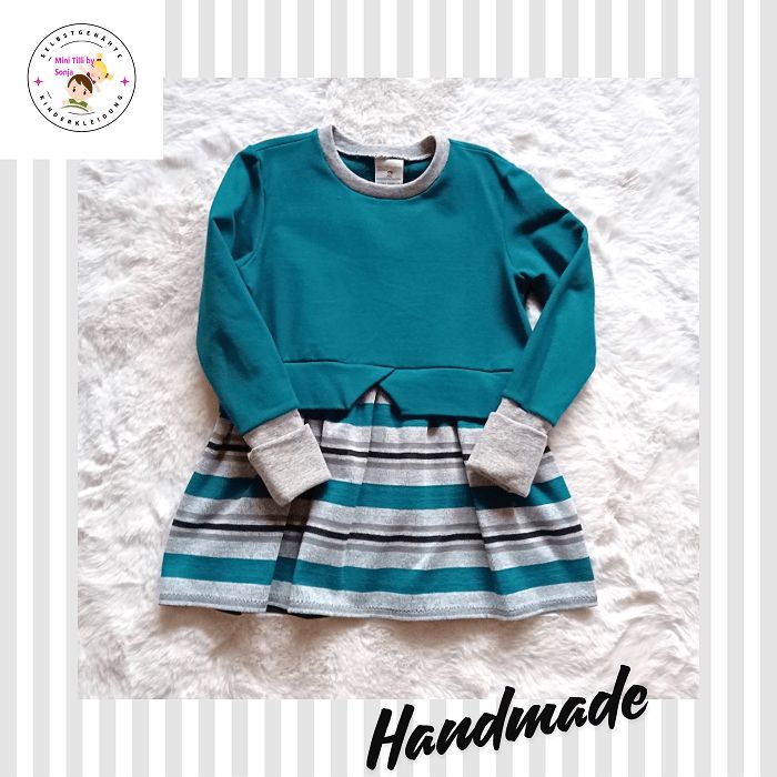 Girly Sweater STREIFEN in Gr. 110