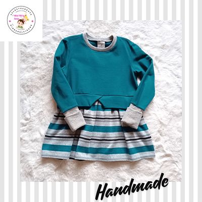 Girly Sweater STREIFEN in Gr. 110