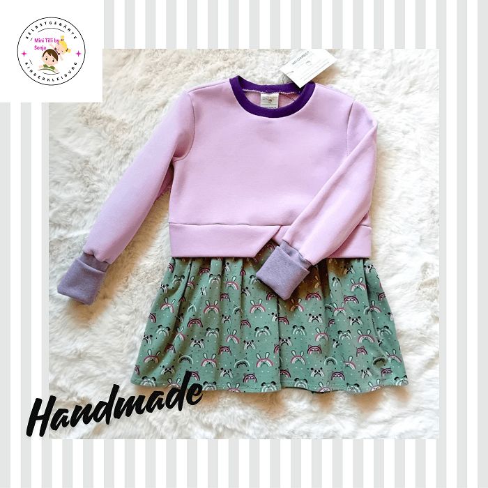 Girly Sweater  REGENBOGEN HASEN in Gr. 110