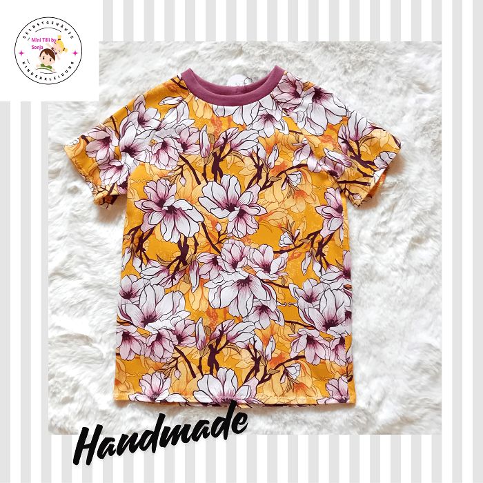 Kinder T-Shirt MAGNOLIEN in Gr. 134