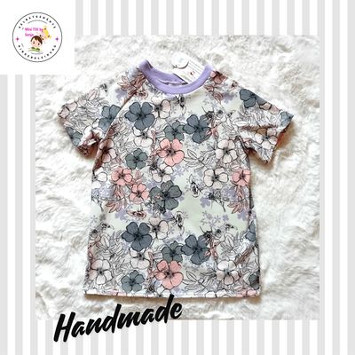 Kinder T-Shirt BLUMIG in Gr. 134