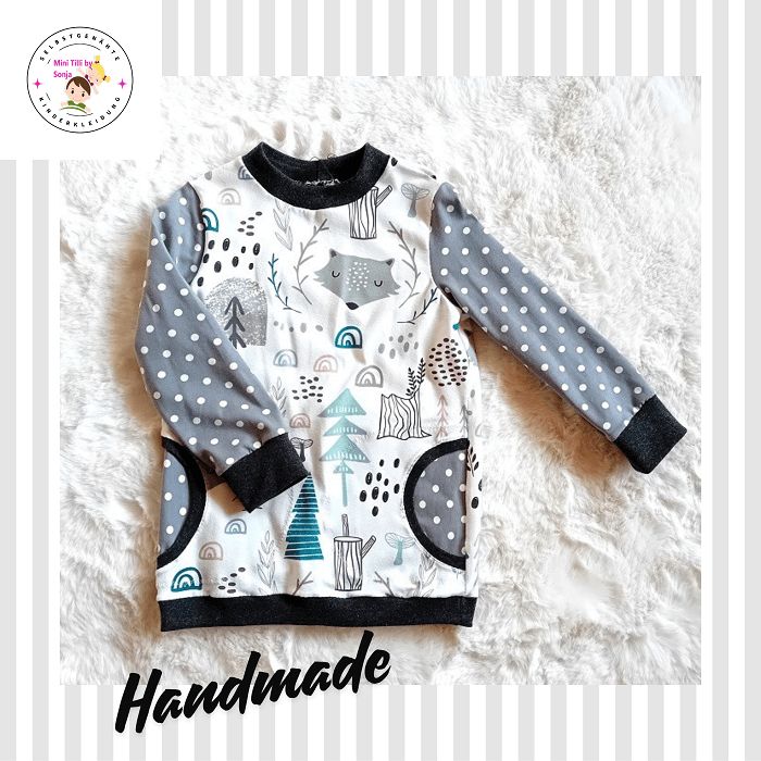 Jungen Pullover WALDTIERE in Gr. 110/116