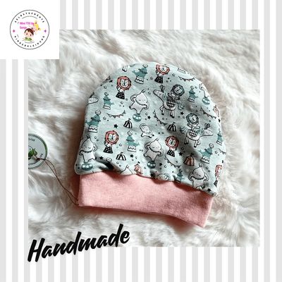 Baby Beanie  ZIRKUS STERNE / 0-6 Monate