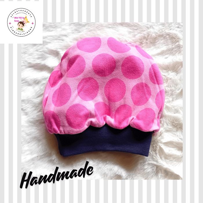 Baby Beanie  PUNKTETANZ / 6-9 Monate
