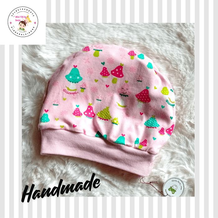 Baby Beanie  PILZE MONSTER / 9-12 Monate