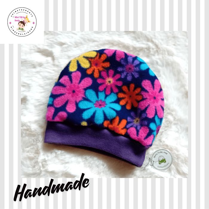 Baby Beanie BLUMENKRINGEL / 9-12 Monate