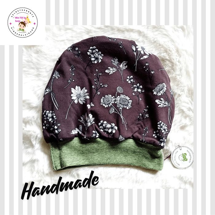 Kinder Beanie  BLUMENTANZ / 12-18 Monate