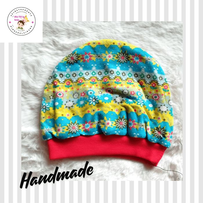 Kinder Beanie RINGELREIHEN PUNKTE  / ab 18 Monaten