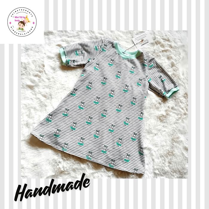 Kinderkleid Sommerkleid HASENBALLERINA in Gr. 104
