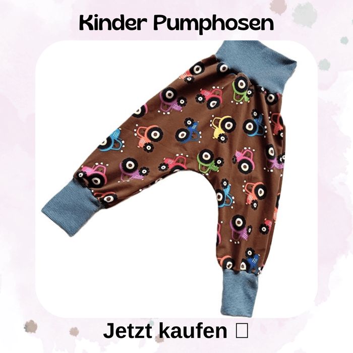 Entdecke handgemachte Pumphosen für Kinder von *Mini Tilli by Sonja* - handgemachte Kindersachen aus der Eifel. 