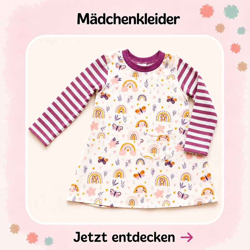Selbstgenähte Kinderkleider für Mädchen von Mini Tilli by Sonja