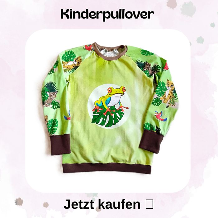 Handgemachte Kinder Pullover von Mini Tilli by Sonja für Mädchen und Jungs sind coole Unikate und superbequem