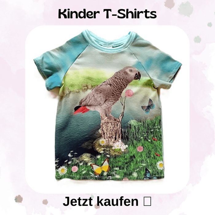 Coole, handgefertigte Kinder T-Shirts für Jungen und Mädchen von Mini Tilli by Sonja sind ideale Begleiter im heißen Sommer