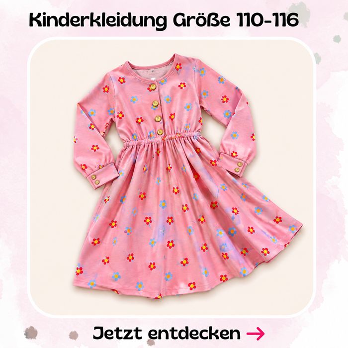 Handgefertigte Kinderkleidung im Shop von Mini Tilli by Sonja entdecken - in dieser Kategorie geht es um Gr. 110 - 116