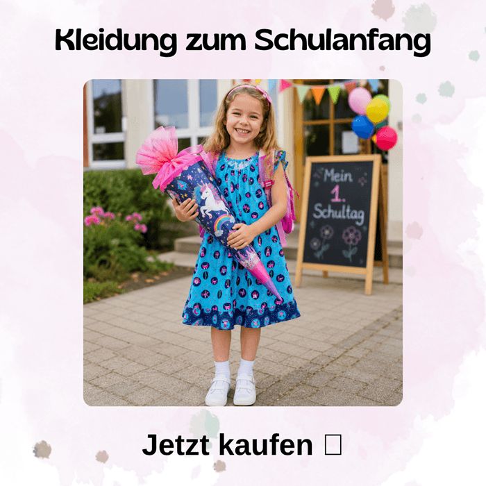 Handgefertigte Kleidung zum Schulanfang von Mini Tilli by Sonja - Onlineshop für Kindermode
