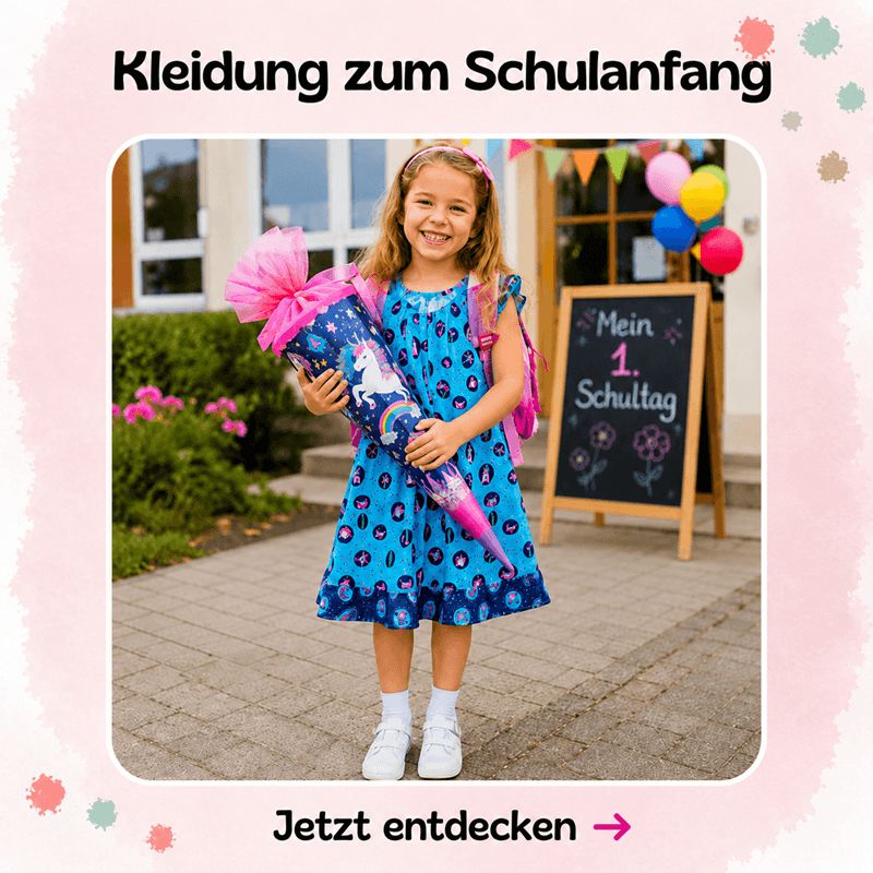 Handgefertigte Kleidung zum Schulanfang von Mini Tilli by Sonja - Onlineshop für Kindermode