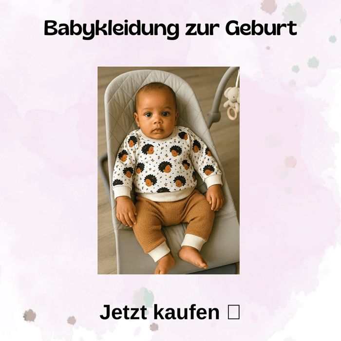 Babykleidung zur Geburt von Mini Tilli by Sonja - Geschenkidee die besonders ist