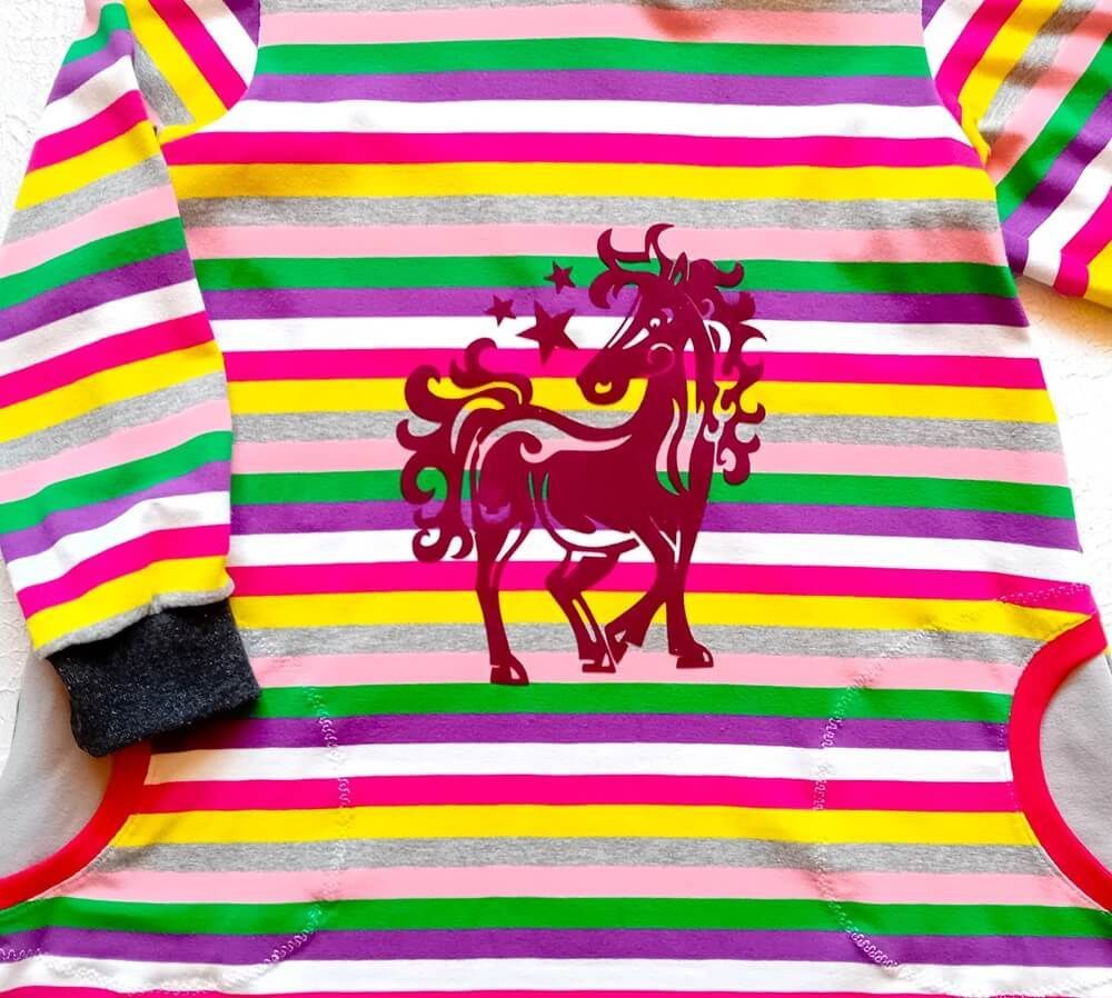 Kapuzenpullover Kinder Hoodie ZAUBERPFERD in Gr. 116