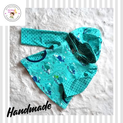 Kapuzenpullover Kinder Hoodie WALE in Gr. 92