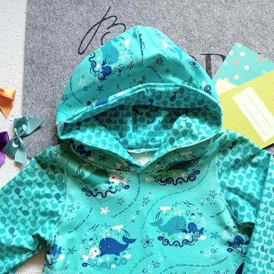 Kapuzenpullover Kinder Hoodie WALE in Gr. 92