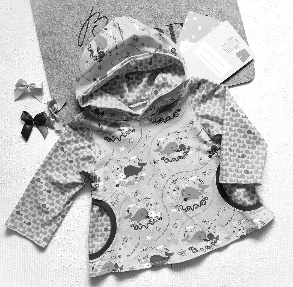 Kapuzenpullover Kinder mit Taschen | Wunschdesign