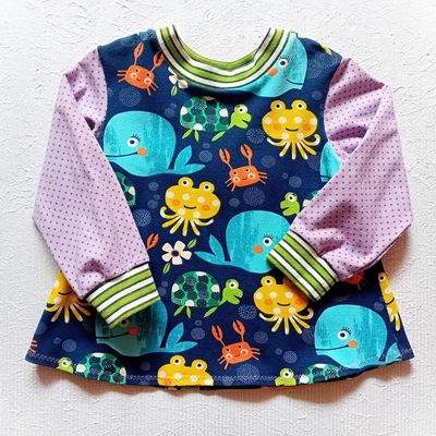 Kinderpullover langarm KLEINER WAL in Gr. 86