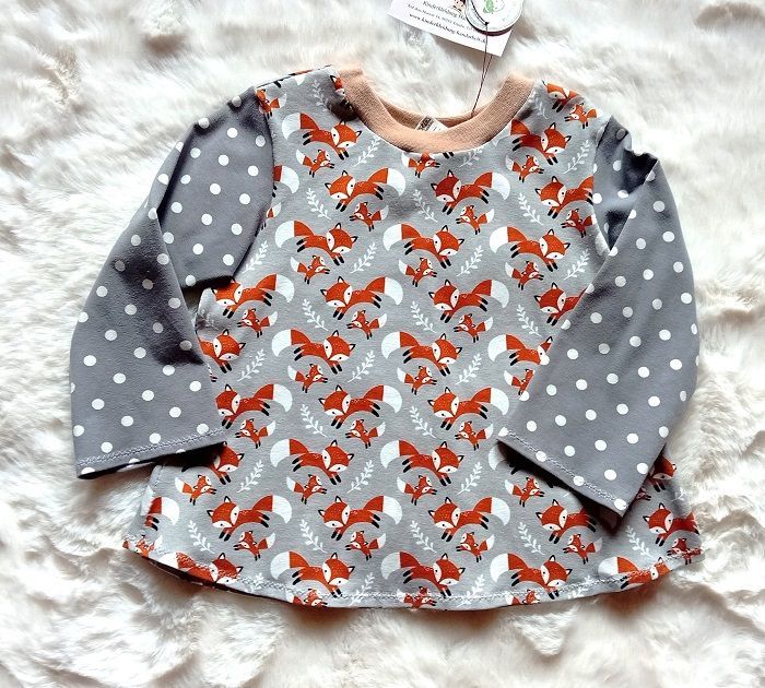 Kinderpullover langarm LUSTIGER FUCHS in Gr. 86 Kinderpullover langarm LUSTIGER FUCHS in Gr. 86