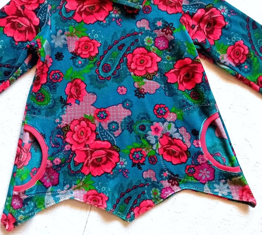 Zipfelpullover Kinder NICKIBLUMEN in Gr. 128
