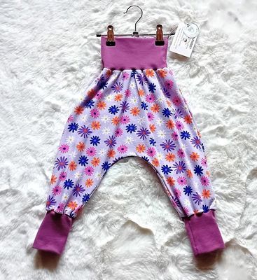 Pumphose Kinder BLUMEN in Gr. 86/92