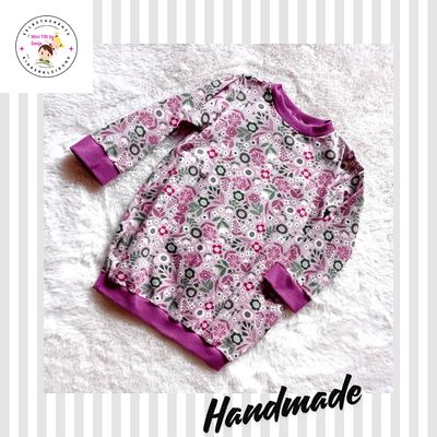 Ballonkleid Kinder BLUMENWIESE in Gr. 86/92