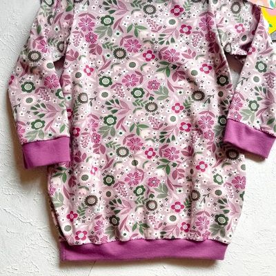Ballonkleid Kinder BLUMENWIESE in Gr. 86/92