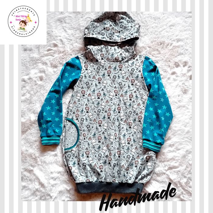 Ballonkleid Kinder ZIRKUS in Gr. 110/116