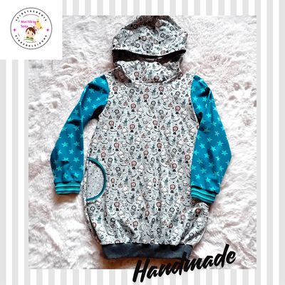 Ballonkleid Kinder ZIRKUS in Gr. 110/116