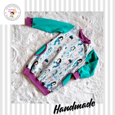 Ballonkleid Kinder MEERJUNGFRAU in Gr. 98/104