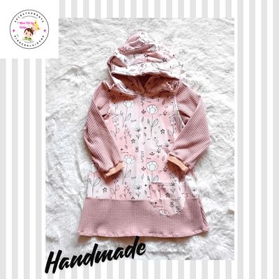 Kapuzenkleid Kinder BLUMENWIESE in Gr. 98