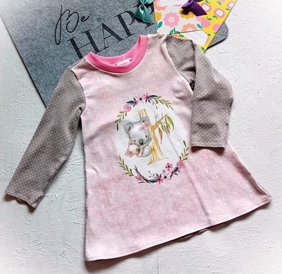 Kinderkleid langarm KOALA in Gr. 86 Kinderkleid langarm KOALA in Gr. 86