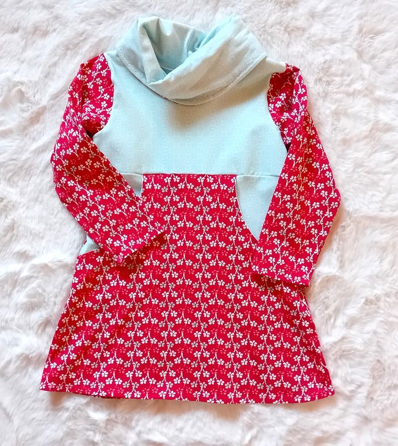 Kinderkleid langarm RINGELREIHEN in Gr. 98