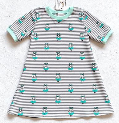 Kinderkleid Sommerkleid HASENBALLERINA in Gr. 104