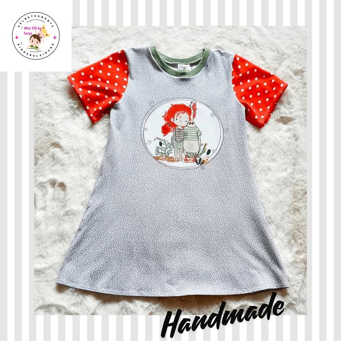 Kinderkleid Sommerkleid LANDLEBEN in Gr. 122