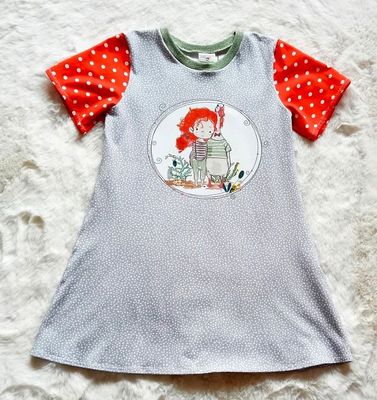 Kinderkleid Sommerkleid LANDLEBEN in Gr. 122