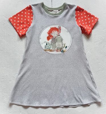 Kinderkleid Sommerkleid LANDLEBEN in Gr. 122