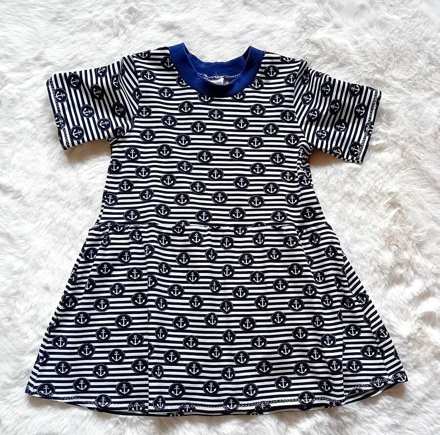 Kinderkleid Sommerkleid MARITIM in Gr. 98