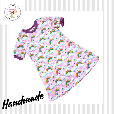 Kinderkleid Sommerkleid REGENBOGEN in Gr. 134 Kinderkleid Sommerkleid REGENBOGEN in Gr. 134